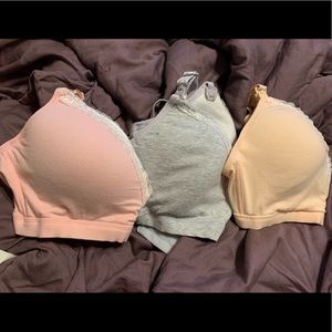 NWOT 3-pack momma’s shop brand nursing bras